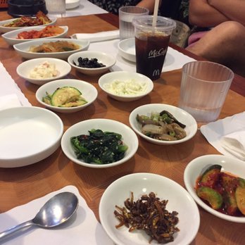Pine Tree House - A variety of Banchan - Korean Near Me - Sacramento, California