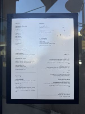 Menu photo 5 Maru Espresso Bar Beverly Hills, CA Menu photo 5 Maru Espresso Bar Beverly Hills, CA