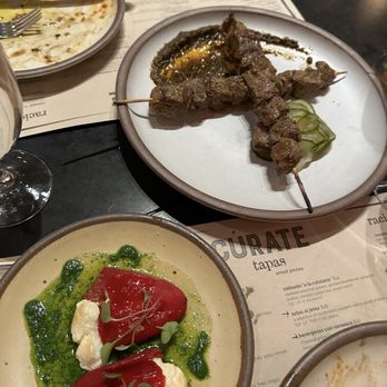 Cúrate - Pimientos de Piquillo and Pincho Moruno - Tapas Bars Near Me - Asheville, North Carolina
