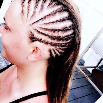 Lady B's Hair Wrap & Braid Designs - Mohawk braids - Hair Salons Near Me Lady B's Hair Wrap & Braid Designs - Mohawk braids - Hair Salons Near Me