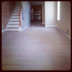 Danmark Wood Floors - this was a black floor sanded and refinshed with a beachwood gray stain no coats of finsh had been applied at this point