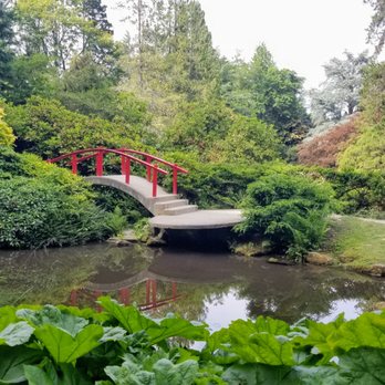 Kubota Garden - Bridge over pond area - Botanical Gardens Near Me - Seattle, Washington