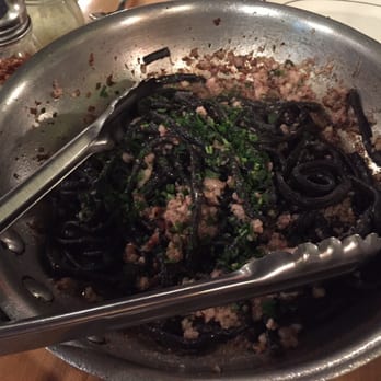 The Daily Catch - Black squid ink pasta, aglio olio - Seafood Near Me - Brookline, Massachusetts The Daily Catch - Black squid ink pasta, aglio olio - Seafood Near Me - Brookline, Massachusetts