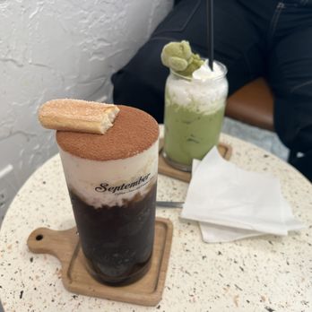 September - Tiramisu coffee and matcha latte - Ice Cream & Frozen Yogurt Near Me - Westminster, California