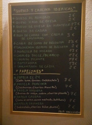 Menu photo 4 El 24 Seville, SE