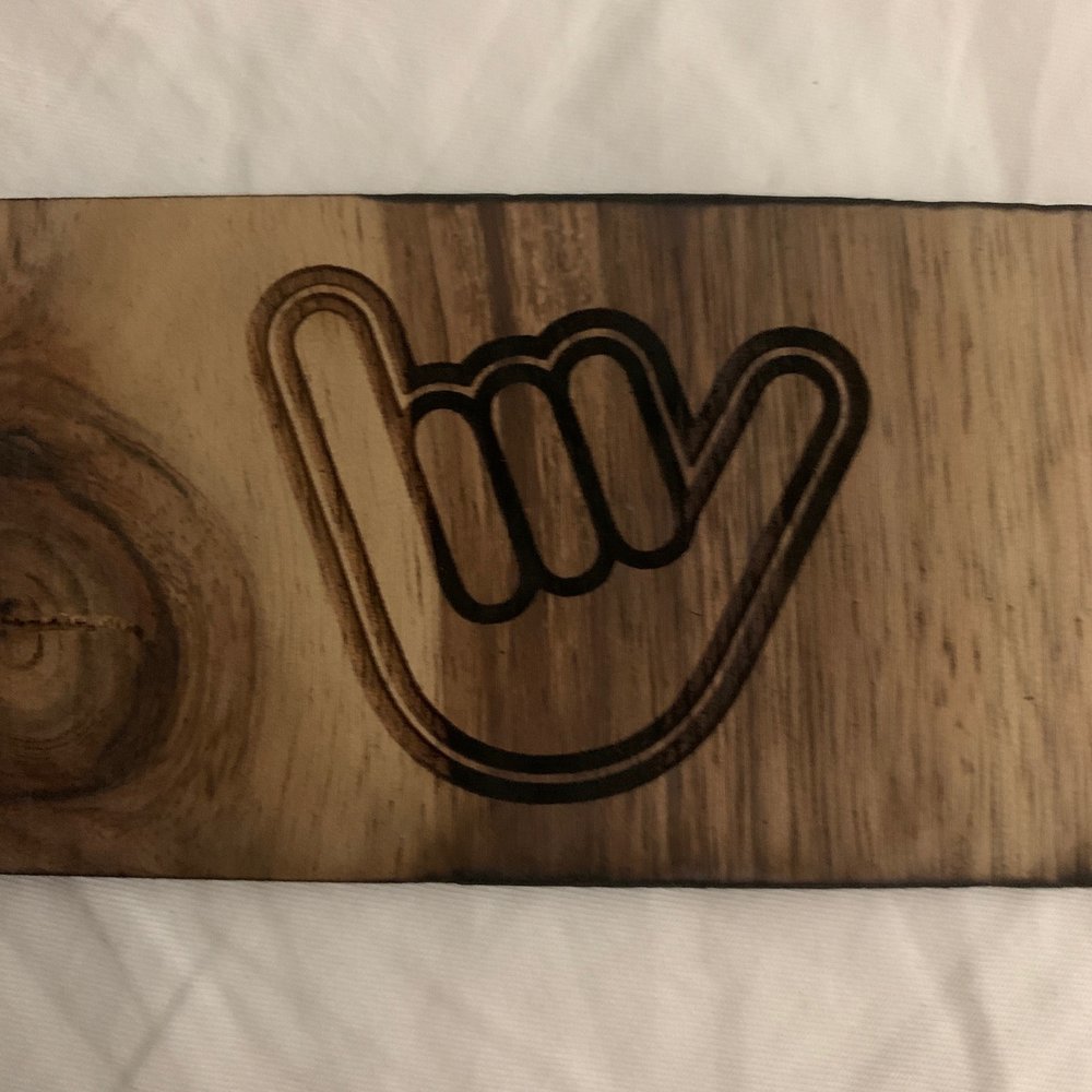 Engraving Hawaii - Lovin' my custom ukulele tag!  Nick was patient & had a "can do attitude" when explained exactly what I wanted. - Engraving Near Me - Schofield Barracks, Hawaii