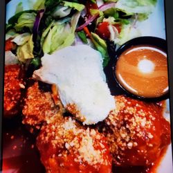 Vernon's Cafe - Meatballs and Salad