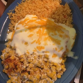 Chelino's Mexican Restaurant - Chimichanga with cheese sauce - Tex-Mex Near Me - Oklahoma City, Oklahoma