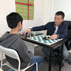 Wing Chess Academy - John's first chess class.