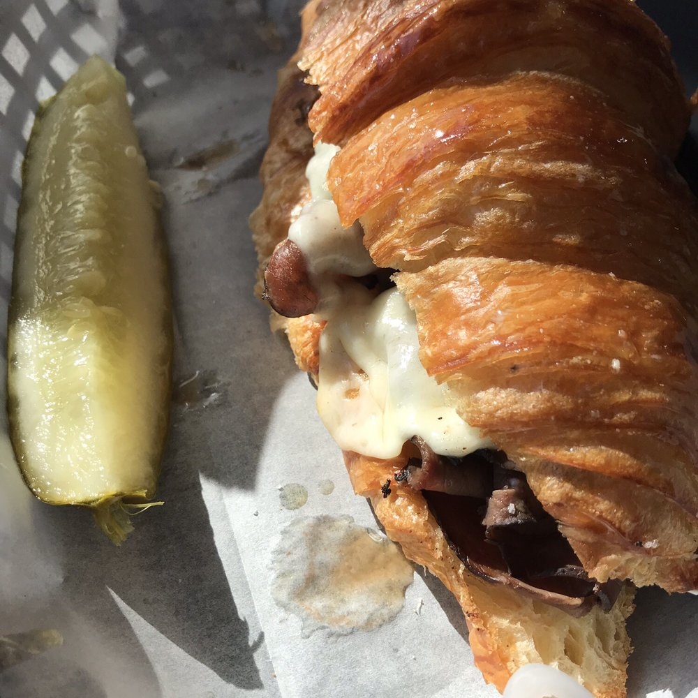 Café 412 - Roast beef sandwich on a croissant! - Coffee & Tea Near Me - Pittsburgh, Pennsylvania Café 412 - Roast beef sandwich on a croissant! - Coffee & Tea Near Me - Pittsburgh, Pennsylvania