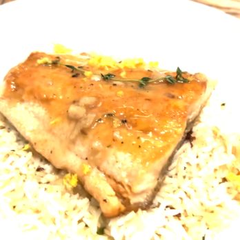 Cafe Homestead - Rainbow trout over fried rice - American Near Me - Waco, Texas Cafe Homestead - Rainbow trout over fried rice - American Near Me - Waco, Texas