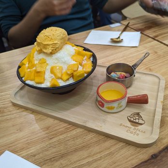 Snow Bliss - Mango bingsu - Asian Fusion Near Me - San Francisco, California Snow Bliss - Mango bingsu - Asian Fusion Near Me - San Francisco, California