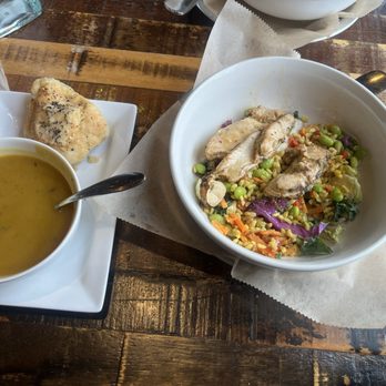 Main & Madison Market Cafe - Soup and salad! What a great deal. I am such a fan. - Bakeries Near Me - Franklin, Indiana