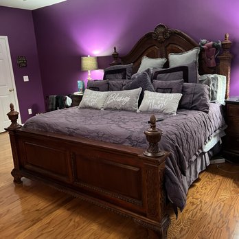 Sentry Construction Company - a bedroom with purple walls - General Contractors Near Me - Macon, Georgia Sentry Construction Company - a bedroom with purple walls - General Contractors Near Me - Macon, Georgia