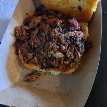 B-Daddy's BBQ - Marble brisket sandwich - Barbeque Near Me - Helotes, Texas