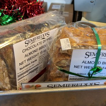 Semifreddi's Bakery - Chocolate dipped or almond biscotti - Bakeries Near Me - Kensington, California Semifreddi's Bakery - Chocolate dipped or almond biscotti - Bakeries Near Me - Kensington, California