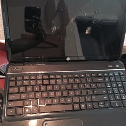 This is my laptop that they completely busted!!! The screen is completely smashed!! This is my laptop that they completely busted!!! The screen is completely smashed!!