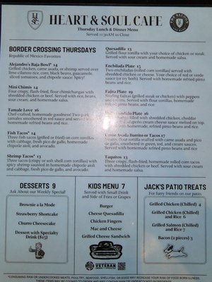 Menu photo 7 Heart And Soul Cave Creek, AZ Menu photo 7 Heart And Soul Cave Creek, AZ