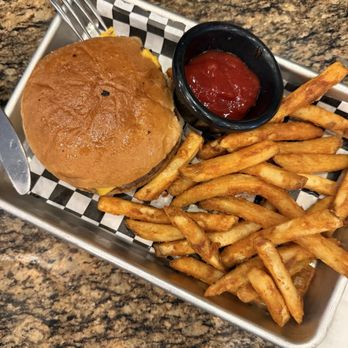 Casa Ramos Restaurant - Kids meal cheeseburger - Mexican Near Me - Santa Ana, California Casa Ramos Restaurant - Kids meal cheeseburger - Mexican Near Me - Santa Ana, California