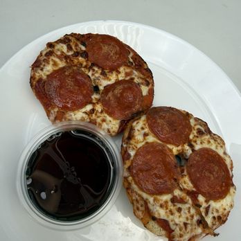 Flatbread & Butter - Pizza bagel (hot honey on the side) - Bakeries Near Me - Tampa, Florida
