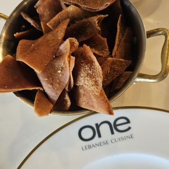 One Lebanese Cuisine - Pita chips - Mediterranean Near Me - Weston, Florida
