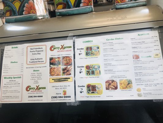 Menu photo 1 Curry Xpress Biloxi, MS