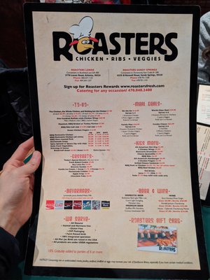 Menu photo 5 Roasters Sandy Springs, GA