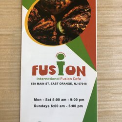 International Fusion Cafe - Menu