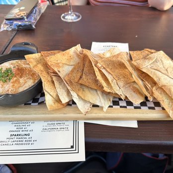 The San Fernando - Pita chips and hummus - Cocktail Bars Near Me - Glendale, California