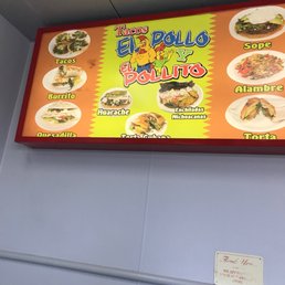 Menu board Menu board