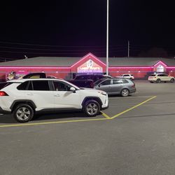 Larry Flynt's Hustler Club - Security and cameras monitor the gated parking area.