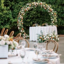 Franciscan Gardens - Reception set up