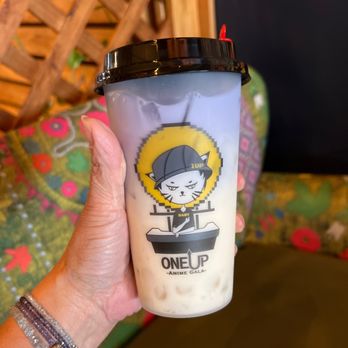 Umbrella Tea House - Butterfly lychee milk tea - Bubble Tea Near Me - Schaumburg, Illinois