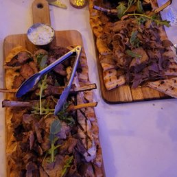 Meat platter with Gyro meat, lamb, chicken, and pork. Meat platter with Gyro meat, lamb, chicken, and pork.