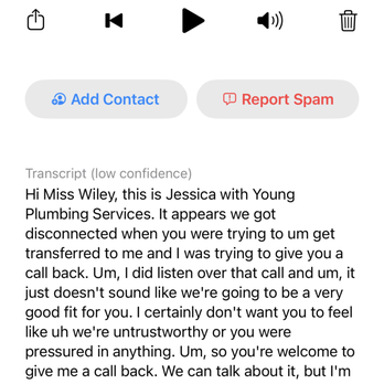Young Plumbing Services - On 4/20 Jessica from Young Plumbing promised to refund my $2000 deposit. Still do not have a refund. - Plumbing Near Me - Anderson, South Carolina Young Plumbing Services - On 4/20 Jessica from Young Plumbing promised to refund my $2000 deposit. Still do not have a refund. - Plumbing Near Me - Anderson, South Carolina