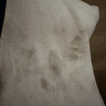 GreenTree Pasadena - A dirty towel the hotel left as a "clean" towel - Hotels Near Me - Pasadena, California