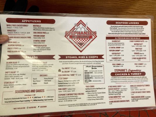 Menu photo 3 Stephanie's Restaurant Greensboro, NC Menu photo 3 Stephanie's Restaurant Greensboro, NC