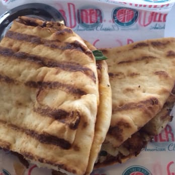 Silver Diner - Crab cake panini. - Diners Near Me - Baltimore, Maryland Silver Diner - Crab cake panini. - Diners Near Me - Baltimore, Maryland