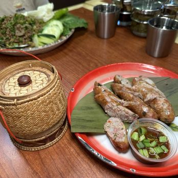 Lao Kitchen - Lao Sausage + Sticky Rice - Laotian Near Me - Las Vegas, Nevada