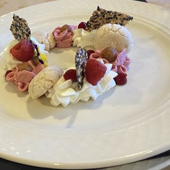 Goldmoor Dining & Spirits - Raspberry dessert - New American Near Me - Galena, Illinois Goldmoor Dining & Spirits - Raspberry dessert - New American Near Me - Galena, Illinois