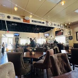 Inside the restaurant