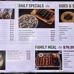 Kabob House - Updated menu (10/24/26).