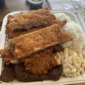 Maika’i Hawaiian Bbq - A4 - Chicken Katsu , BBQ Chicken Musubi and A3 - BBQ Beef Musubi - Barbeque Near Me - Houston, Texas Maika’i Hawaiian Bbq - A4 - Chicken Katsu , BBQ Chicken Musubi and A3 - BBQ Beef Musubi - Barbeque Near Me - Houston, Texas