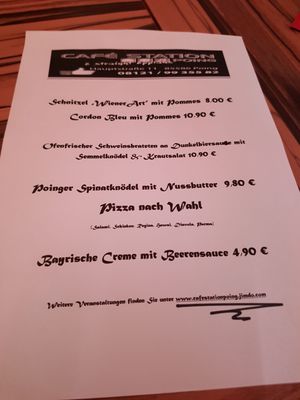Menu photo 1 Zum Andal Poing, BY Menu photo 1 Zum Andal Poing, BY