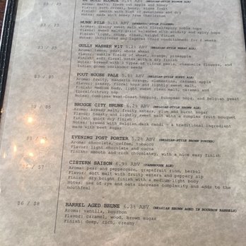 Munkle Brewing Co - Menu - Breweries Near Me - Charleston, South Carolina
