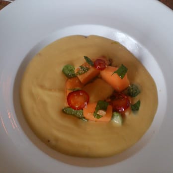 Rustic Canyon - Ambrosia Melon Gazpacho - Wine Bars Near Me - Santa Monica, California Rustic Canyon - Ambrosia Melon Gazpacho - Wine Bars Near Me - Santa Monica, California