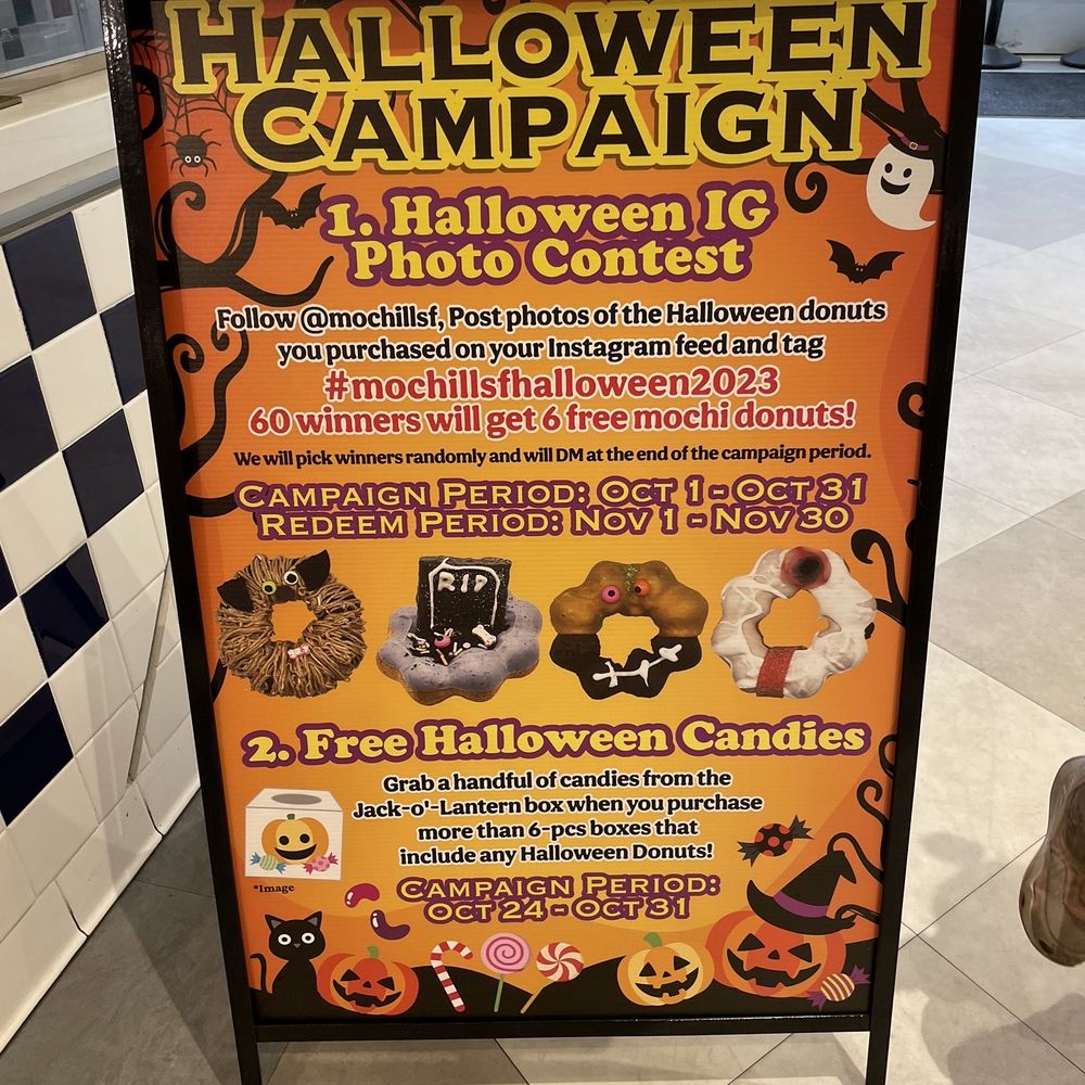 Mochill Donuts & Coffee - Some Halloween campaign you should check out! - Donuts Near Me - Torrance, California Mochill Donuts & Coffee - Some Halloween campaign you should check out! - Donuts Near Me - Torrance, California