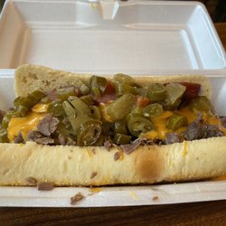 Which? Sandwich - Italian Beef Combo. Comes with a side. Great sandwich! Super fast!