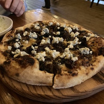 Intero Restaurant - Braised Beef Gorgonzola Pizza - Italian Near Me - Austin, Texas