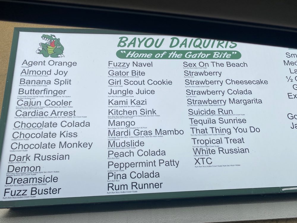 BAYOU DAIQUIRIS Updated September 2024 32 Photos & 35 Reviews